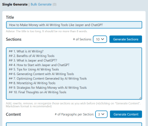 AI Engine AI Text Generator