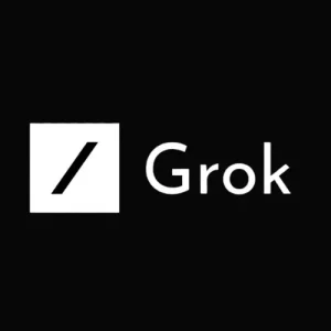 Grok AI logo