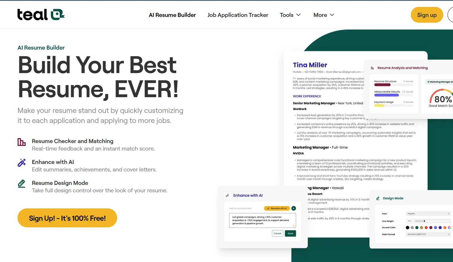 make money with AI resume builders Teal