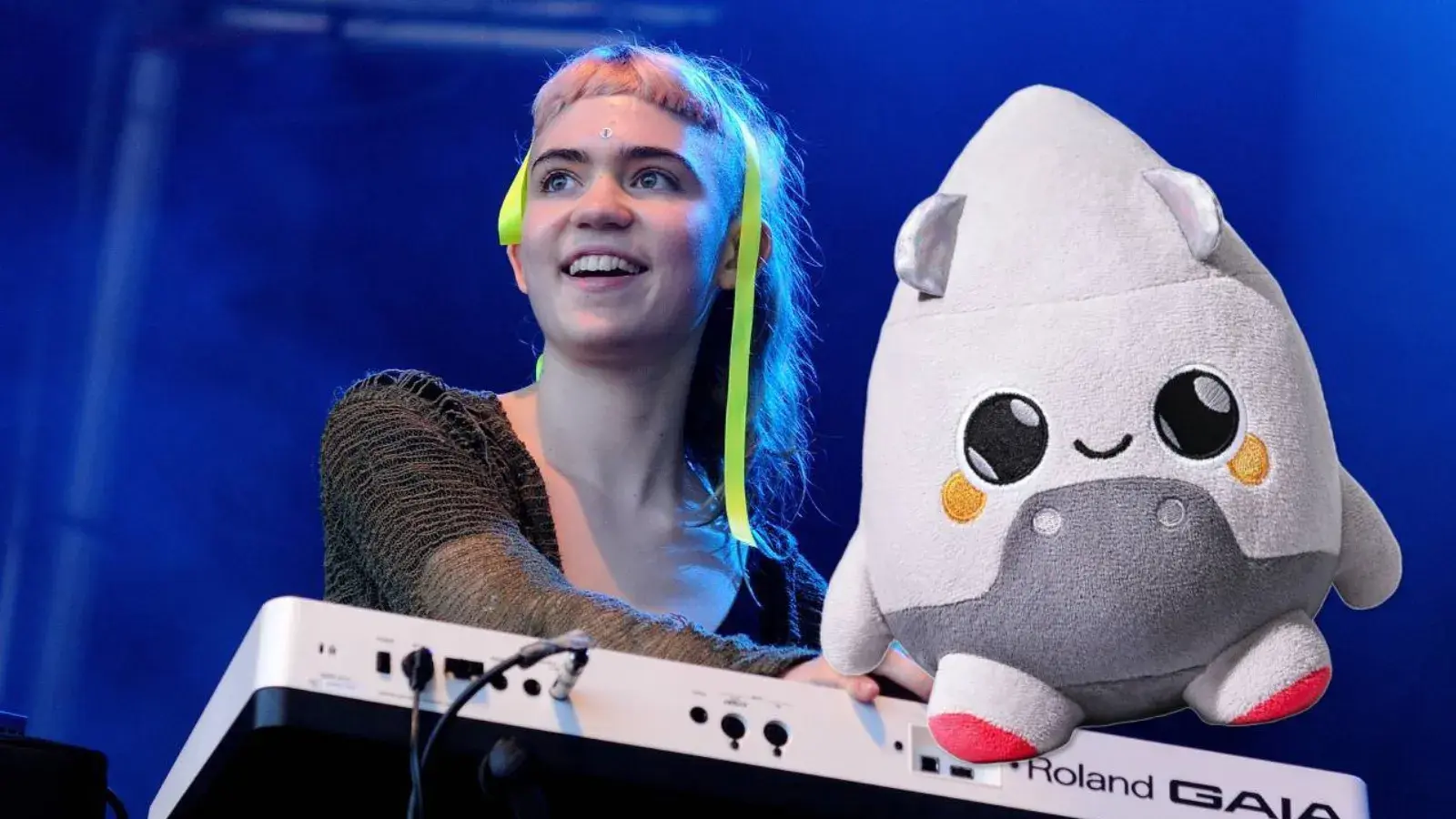 Grok AI Toy Review musician Grimes and Curio product