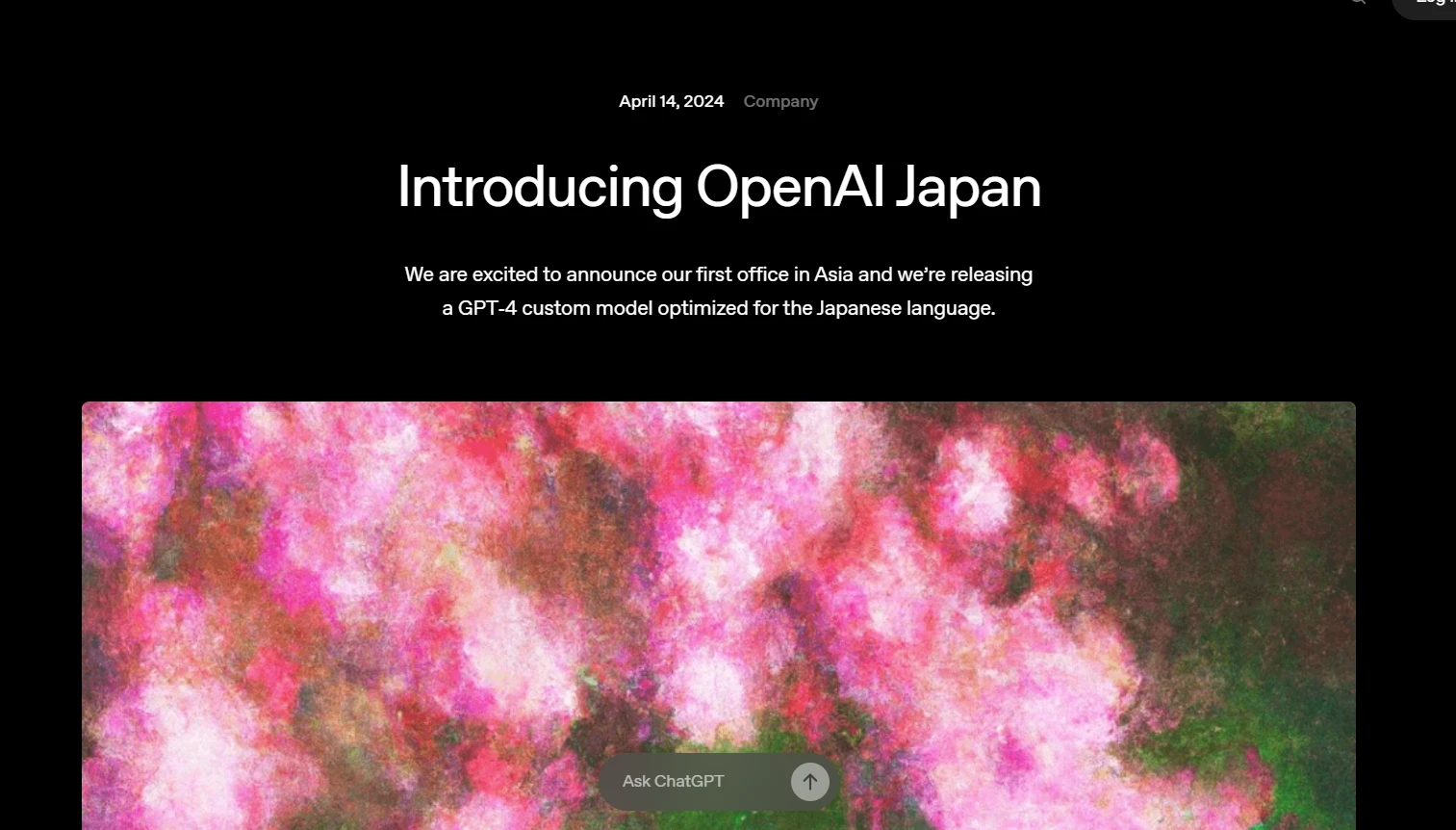 Is Chatgpt available in Japan