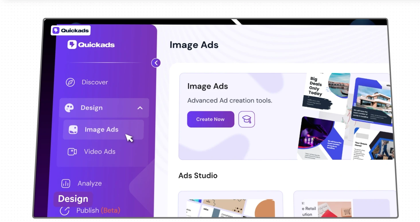 AI Ads how to use ai for ad creation quickads.ai
